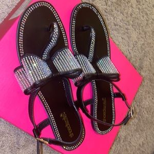 Black shoedazzle sandals